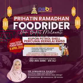 ADN Bukit Melawati pelawa penghantar makanan mohon baucar minyak RM50