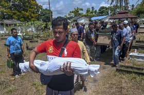 Kemaman crash: Grandfather, granddaughter buried together