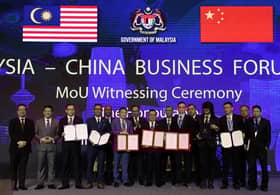 Malaysia raih komitmen pelaburan tertinggi bernilai RM170 bilion dari China