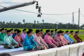 MB, pimpinan negeri bertakbir raya di bendang (VIDEO)