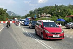 Aidilfitri: Aliran trafik di Gua Musang perlahan, tapi terkawal