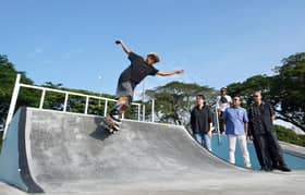 Taman papan selaju selesai dinaik taraf, sedia digunakan peminat sukan