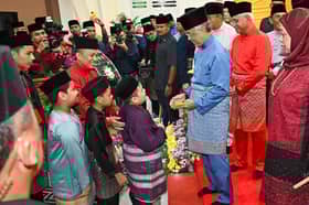 Agong, Permaisuri attend fast-breaking with MAF personnel