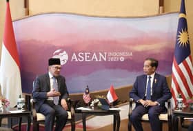 PM Anwar arrives in Indonesia's Labuan Bajo for Asean summit