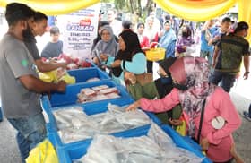 Sembilan lokasi jualan murah ayam, ikan, telur, beras pagi ini