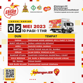 Jualan murah barangan asas di sembilan lokasi esok