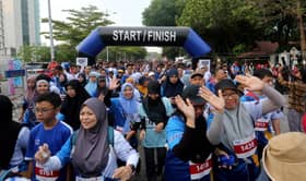 3,500 peserta sertai Larian Perpaduan, amal gaya hidup sihat