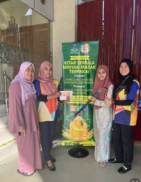 MPS kumpul 381 kilogram minyak masak terpakai untuk kitar semula