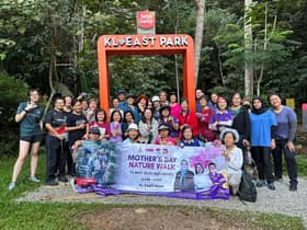 PWB DUN Bandar Utama bawa 40 wanita daki puncak bukit sempena hari ibu