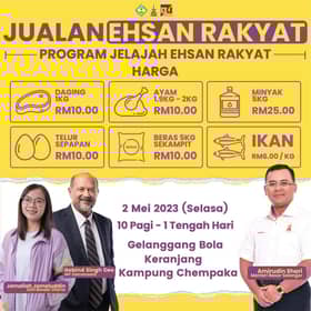 Jualan murah DUN Bandar Utama esok, pengunjung digalak bawa beg sendiri