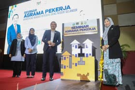 Bangunan terbengkalai, terbiar dibangunkan jadi kuarters sementara pekerja asing