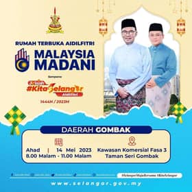 Negeri sedia bas percuma, mudahkan pengunjung ke rumah terbuka Gombak