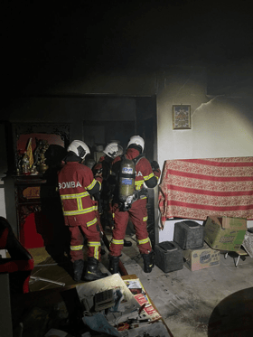 OKU rentung dalam kebakaran rumah, abang terselamat