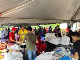 Warga DUN Jeram manfaat jualan murah beli barangan harian, keperluan rumah terbuka