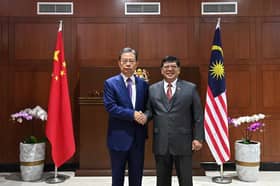 China's NPC Standing Committee Chairman Zhao Leji calls on Dewan Rakyat Speaker