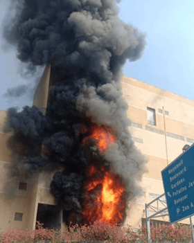 Fire breaks out at Mid Valley Megamall