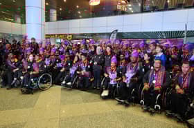 2023 APG para athletes return to heroes' welcome at KLIA