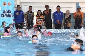 KLAS swimming programme to scout talents from B40 group