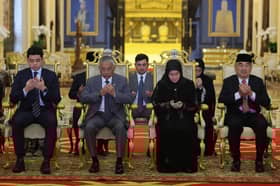 King, Queen leave for haj