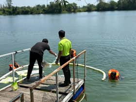 Luas conducts water pollution drill to ready itself against potential incidents