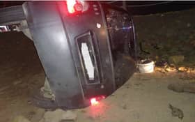 Bapa maut, dua anak cedera kereta dinaiki jatuh gaung