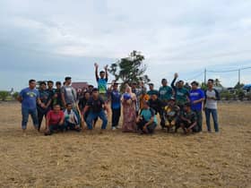 Sukan Sawah DUN Permatang meriah, 100 penduduk ambil bahagian