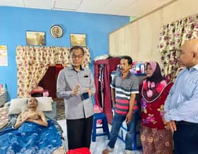 Kuala Selangor MP, Socso aid youth paralysed by accident