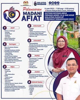 Gotong-royong mega hapus Aedes di Batu Caves 9 Julai