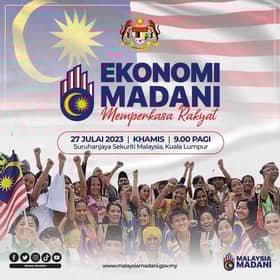 PM lancar 'Ekonomi Madani: Memperkasa Rakyat' esok