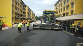 Infrasel teruskan kerja turap jalan mega di empat daerah