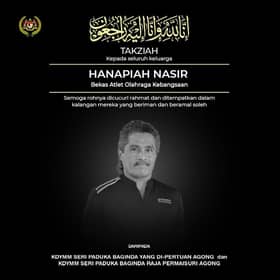 King, Queen convey condolences to family of Hanapiah Nasir