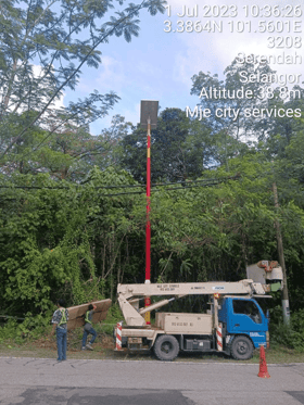 10 lampu LED dipasang sekitar DUN Batang Kali, tingkat keselamatan pengguna