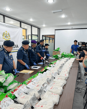 Lebih 100 kilogram syabu bernilai RM3.36 juta dirampas Kastam Sabah