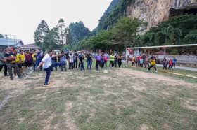 Padang Kampung Wira Damai akan dipasang rumput sintetik, lampu limpah