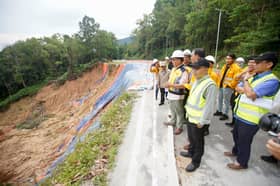 Pembaikan cerun, laluan Batang Kali-Genting Highlands siap Jun