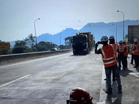 Tanah mendap: Laluan KM66.1 Lebuhraya Kuala Lumpur-Karak dibuka semula