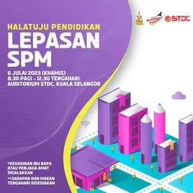 Seminar hala tuju pendidikan lepas SPM di STDC Kuala Selangor 6 Julai
