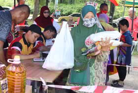 400 penduduk Selayang hadir JER, semua barangan habis kurang 2 jam