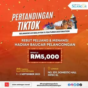 Tourism Selangor TikTok competition offers RM5,000 travel package prize