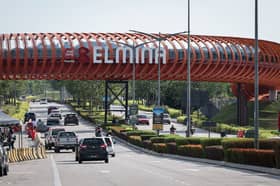 Following plane crash, road clearing; Elmina Interchange reopens