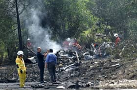 Elmina plane crash: Witness hears loud explosion, sees a person in flames