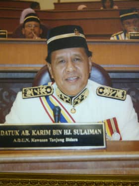 Former Tanjung Bidara assemblyman Ab Karim Sulaiman dies
