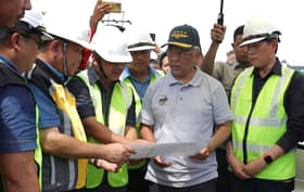 King briefed on Sarawak Pan Borneo Highway project