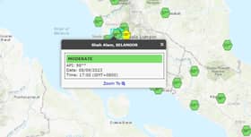 IPU Shah Alam sederhana, Cheras kekal tidak sihat setakat 5 petang