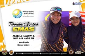 Gandingan Nur Ain, Aleena juara boling padang dunia