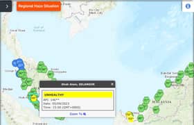 Shah Alam catat bacaan IPU tidak sihat setakat 3 petang