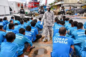 Kelantan MMEA nabs four fishing vessels, 43 Vietnamese fishermen