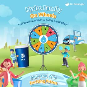 Hadiah menarik, kopi percuma menanti pengunjung program Air Selangor