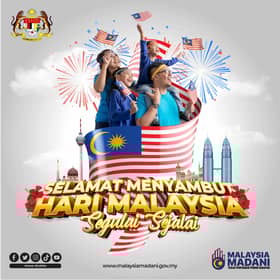 Hayati semangat Hari Malaysia dengan rasa cinta kepada negara, perteguh perpaduan kaum - PM