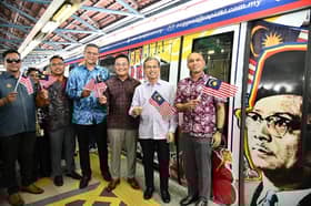 LRT coaches deck up for Malaysia Day to instill love for nation